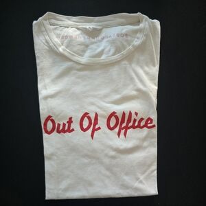 Orlebar Brown White Tee with Red Logo